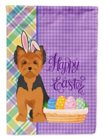 Black and Tan Puppy Cut Yorkshire Terrier Easter Garden Flag Mailbox Flag Decorative Yard Flag Banner Outside Patio Artwork Yard Flower Beds